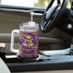 custom minnesota vikings honey streaks purple curved tumbler best selling.webp