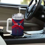 custom new england patriots chevron layers blue curved tumbler best selling.webp