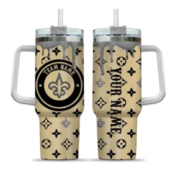 custom new orleans saints bullseye drips gold curved tumbler best selling.webp