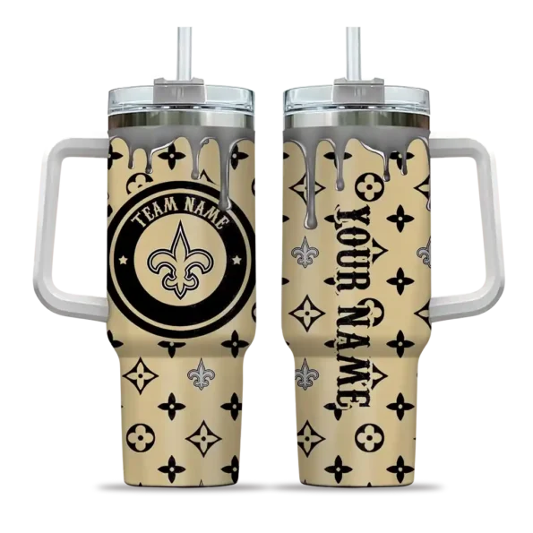 custom new orleans saints bullseye drips gold curved tumbler best selling.webp
