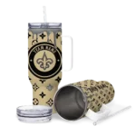 custom new orleans saints bullseye drips gold curved tumbler best selling.webp