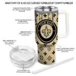 custom new orleans saints bullseye drips gold curved tumbler best selling.webp