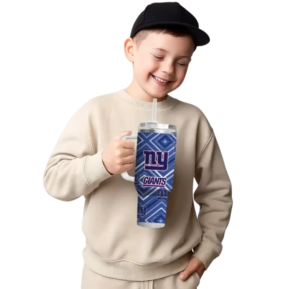 custom new york giants bold diamonds blue curved tumbler latest model.webp