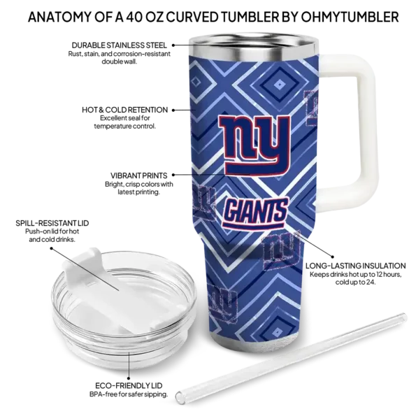 custom new york giants bold diamonds blue curved tumbler new arrival.webp
