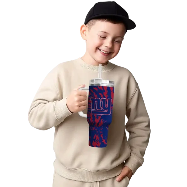 custom new york giants burst swirl blue curved tumbler latest model.webp