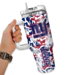 custom new york giants camo mashup blue white curved tumbler best selling.webp