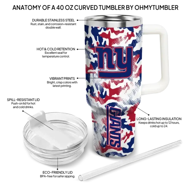 custom new york giants camo mashup blue white curved tumbler new arrival.webp