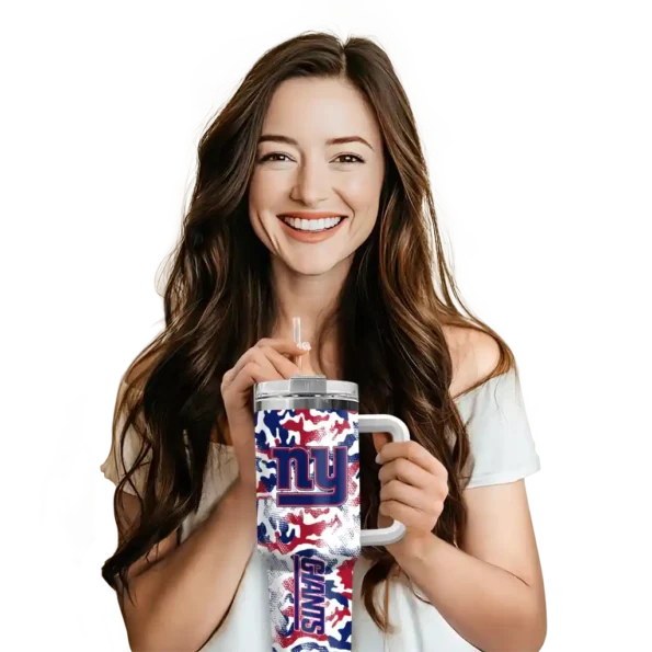 custom new york giants camo mashup blue white curved tumbler premium grade.webp