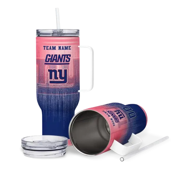 custom new york giants gradient dots blue curved tumbler high quality.webp