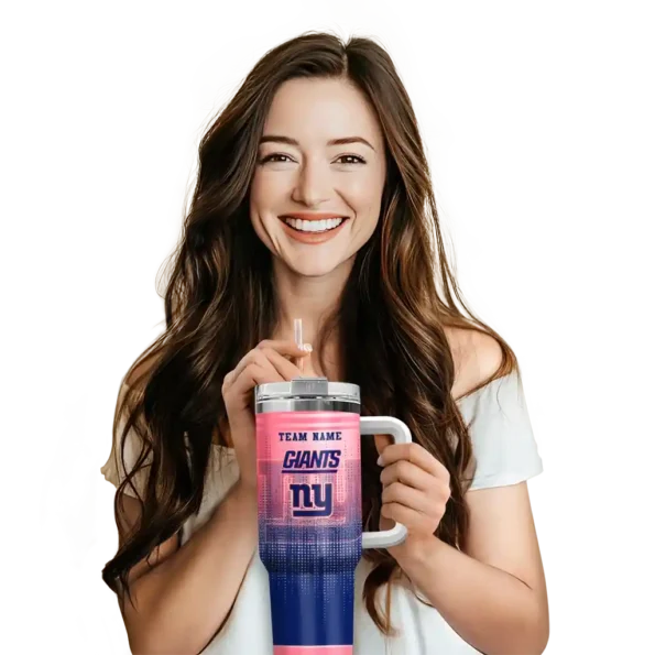 custom new york giants gradient dots blue curved tumbler premium grade.webp