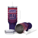 custom new york giants hex texture blue curved tumbler best selling.webp