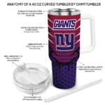 custom new york giants hex texture blue curved tumbler best selling.webp
