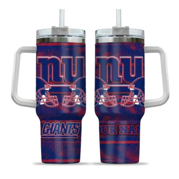 custom new york giants honey streaks blue curved tumbler best selling.webp