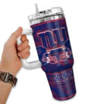 custom new york giants honey streaks blue curved tumbler best selling.webp