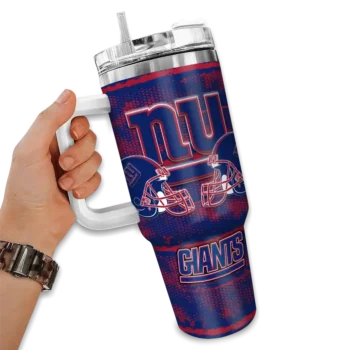 custom new york giants honey streaks blue curved tumbler fashion forward.webp