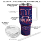 custom new york giants honey streaks blue curved tumbler best selling.webp