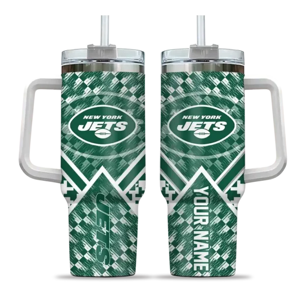 custom new york jets chevron angle green curved tumbler best selling.webp