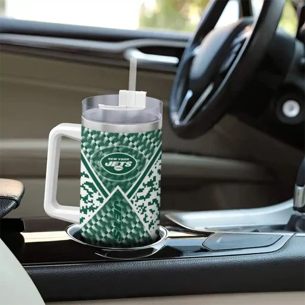 custom new york jets chevron angle green curved tumbler trendy.webp