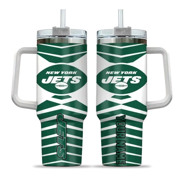 custom new york jets chevron layers green curved tumbler best selling.webp