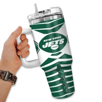 custom new york jets chevron layers green curved tumbler fashion forward.webp