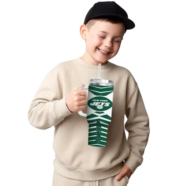 custom new york jets chevron layers green curved tumbler latest model.webp