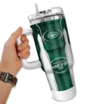 custom new york jets hexagon armor green curved tumbler best selling.webp