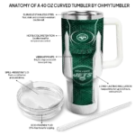 custom new york jets hexagon armor green curved tumbler best selling.webp