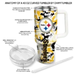 custom pittsburgh steelers camo mashup gold white curved tumbler best selling.webp