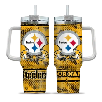 custom pittsburgh steelers honey streaks gold curved tumbler best selling.webp