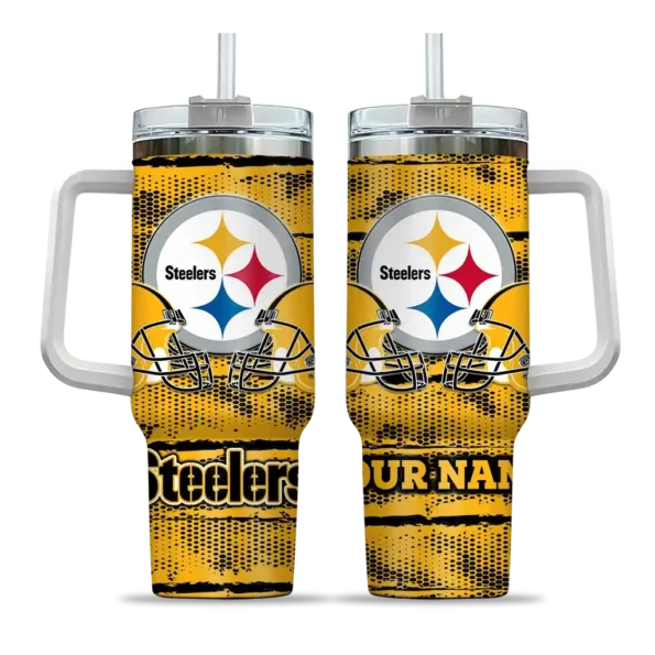 custom pittsburgh steelers honey streaks gold curved tumbler best selling.webp