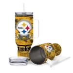 custom pittsburgh steelers honey streaks gold curved tumbler best selling.webp