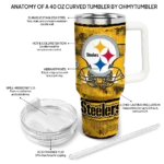custom pittsburgh steelers honey streaks gold curved tumbler best selling.webp