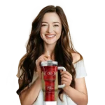 custom san francisco 49ers hexagon armor red curved tumbler best selling.webp