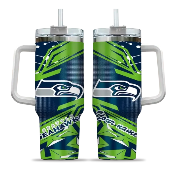 custom seattle seahawks abstract paths blue curved tumbler best selling.webp