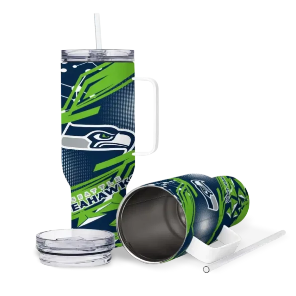 custom seattle seahawks abstract paths blue curved tumbler high quality.webp