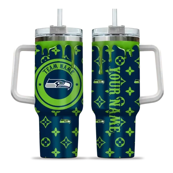 custom seattle seahawks bullseye drips blue curved tumbler best selling.webp