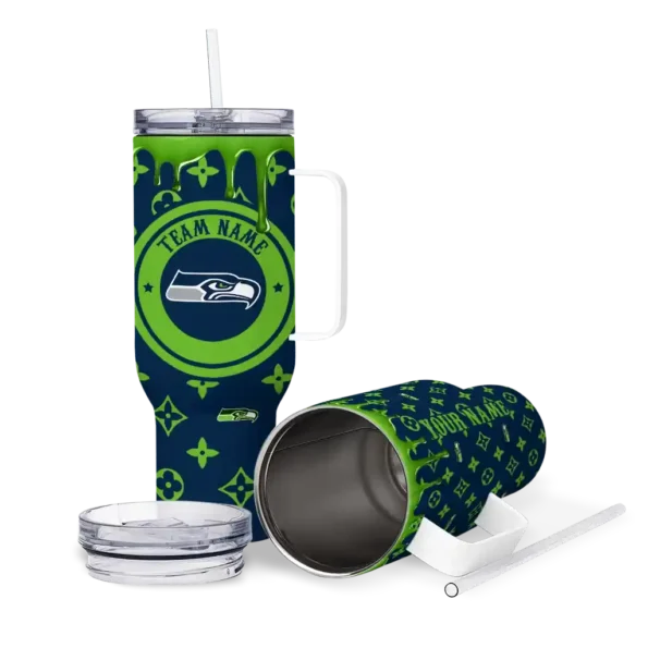 custom seattle seahawks bullseye drips blue curved tumbler high quality.webp