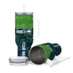 custom seattle seahawks chevron stripe blue curved tumbler best selling.webp