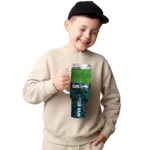 custom seattle seahawks chevron stripe blue curved tumbler best selling.webp