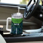 custom seattle seahawks chevron stripe blue curved tumbler best selling.webp