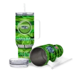 custom seattle seahawks marbled stripes blue curved tumbler best selling.webp