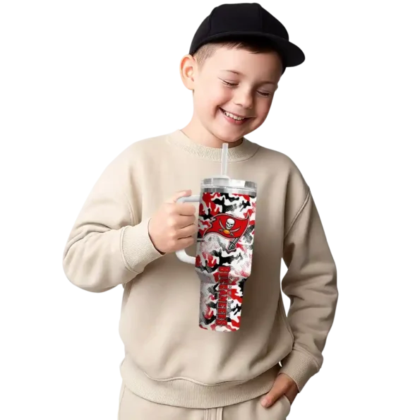 custom tampa bay buccaneers camo mashup red white curved tumbler latest model.webp