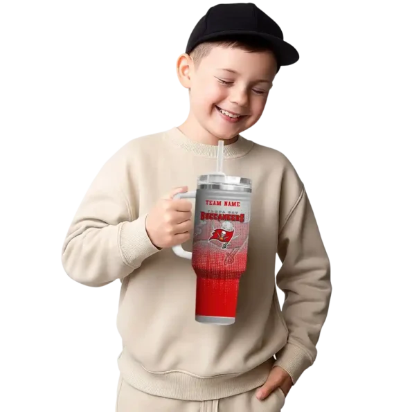 custom tampa bay buccaneers gradient dots red curved tumbler latest model.webp