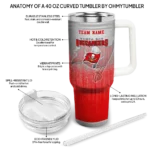 custom tampa bay buccaneers gradient dots red curved tumbler best selling.webp