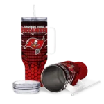 custom tampa bay buccaneers hex texture red curved tumbler best selling.webp