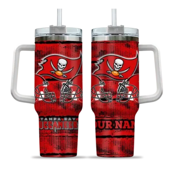 custom tampa bay buccaneers honey streaks red curved tumbler best selling.webp