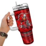 custom tampa bay buccaneers honey streaks red curved tumbler best selling.webp