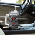 custom tampa bay buccaneers superman shield red gray curved tumbler best selling.webp