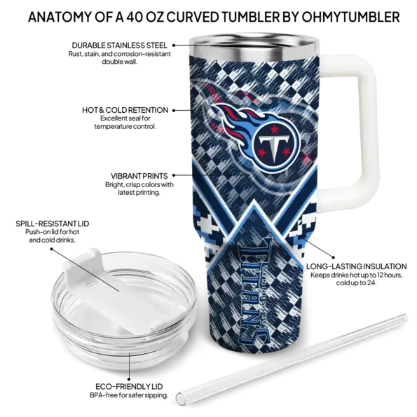 custom tennessee titans chevron angle navy curved tumbler new arrival.webp