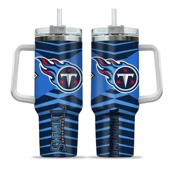 custom tennessee titans chevron layers navy curved tumbler best selling.webp